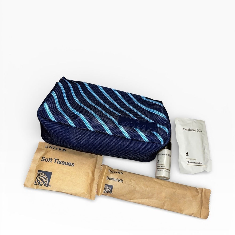 Brook brothers American Airlines toiletry cosmetic travel bag first class